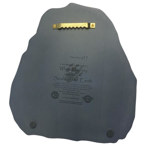 3D Souls Of The Earth White Majesty Bradford Exchange Wall Hanging Plaque COA - Picture 4 of 10